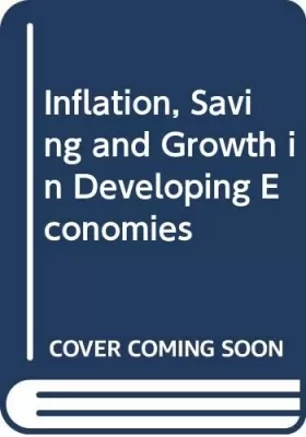 Couverture du produit · Inflation, Saving and Growth in Developing Economies