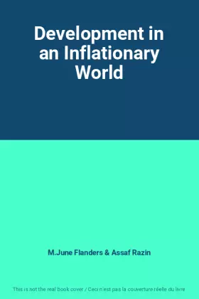 Couverture du produit · Development in an Inflationary World