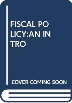 Couverture du produit · FISCAL POLICY:AN INTRO