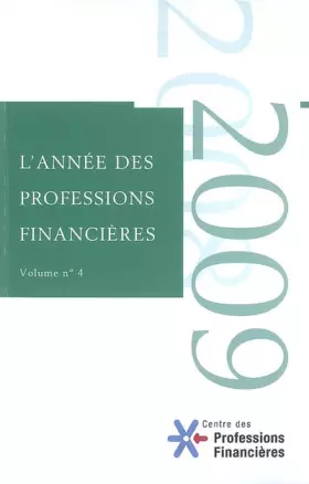Couverture du produit · L'année des professions financières: Volume n° 4