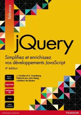 Couverture du produit · jQuery 4e édition : Simplifiez et enrichissez vos développements JavaScript
