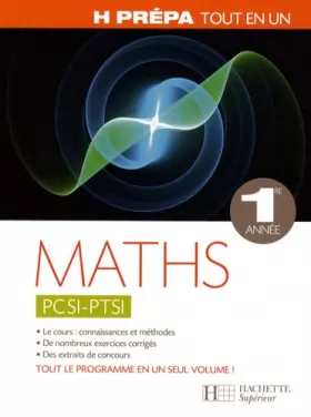 Couverture du produit · Maths PCSI-PTSI 1e année
