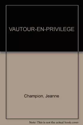 Couverture du produit · Vautour en privilège