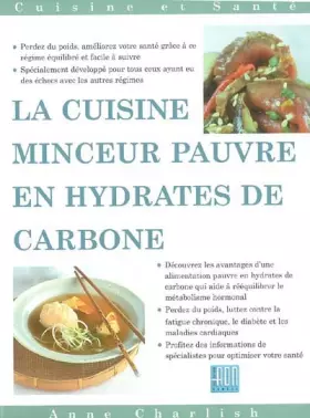 Couverture du produit · La cuisine minceur réduite en hydrates de carbone