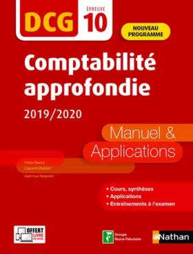 Couverture du produit · Comptabilité approfondie - DCG 10 - Manuel et applications (10)