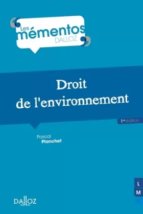 Couverture du produit · Droit de l'environnement - 1re ed.