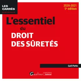 Couverture du produit · L'essentiel du droit des sûretés