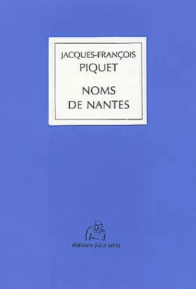 Couverture du produit · Noms de Nantes