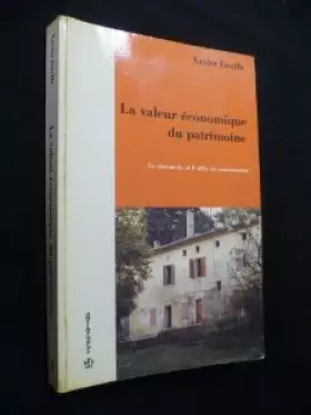 Couverture du produit · La valeur économique du patrimoine