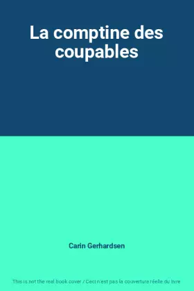 Couverture du produit · La comptine des coupables