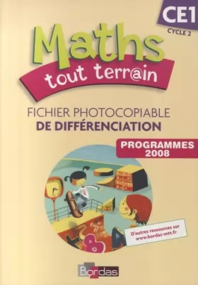 Couverture du produit · Maths tout terrain CE1 : Fichier photocopiable de différenciation