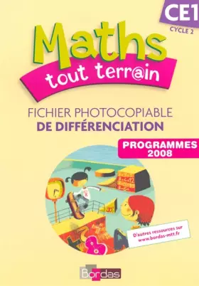 Couverture du produit · Maths tout terrain CE1 : Fichier photocopiable de différenciation