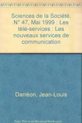Couverture du produit · Les téléservices : les nouveaux services de communication