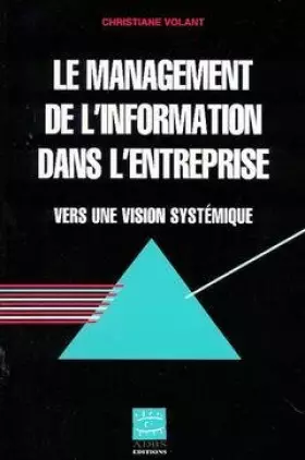 Couverture du produit · Le management de l'information dans l'entreprise