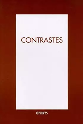 Couverture du produit · Contrastes - mélanges offerts à Jacqueline Guillemin-Flescher