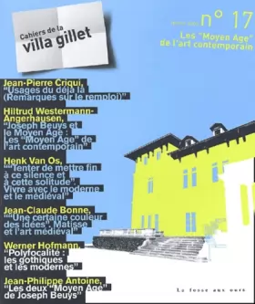 Couverture du produit · Cahiers de la Villa Gillet N° 17 Février 2003 : Les