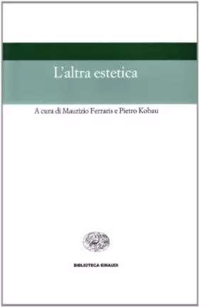 Couverture du produit · L'altra estetica