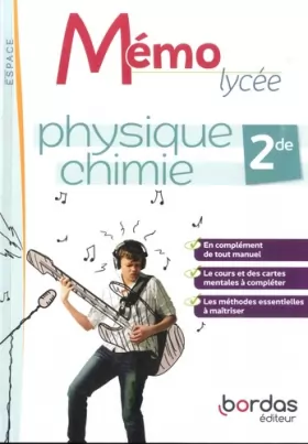Couverture du produit · Mémo Lycée Physique-Chimie 2de