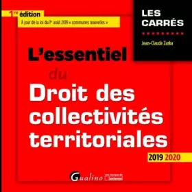 Couverture du produit · L'essentiel du droit des collectivités territoriales
