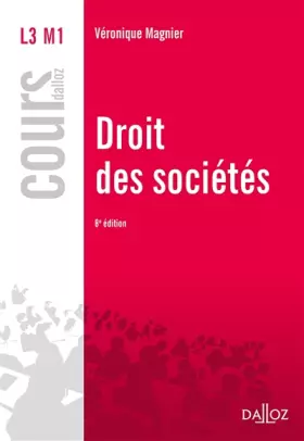 Couverture du produit · Droit des sociétés - 8e éd.