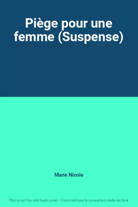 Couverture du produit · Piège pour une femme (Suspense)