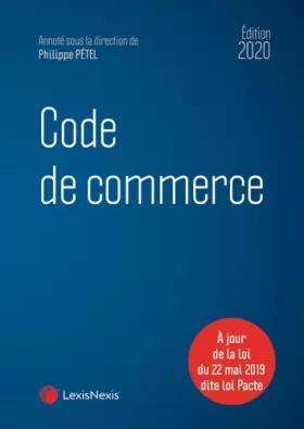 Couverture du produit · Code de commerce 2020