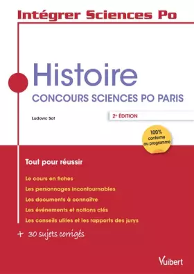 Couverture du produit · Histoire - Concours Sciences Po Paris - Tout pour réussir