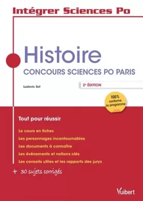 Couverture du produit · Histoire - Concours Sciences Po Paris - Tout pour réussir