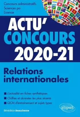 Couverture du produit · Relations internationales 2020-2021 - Cours et QCM
