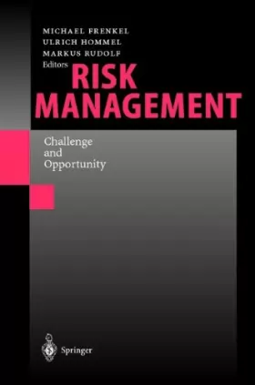 Couverture du produit · Risk Management: Challenge and Opportunity