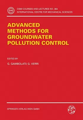 Couverture du produit · Advanced Methods for Groundwater Pollution Control