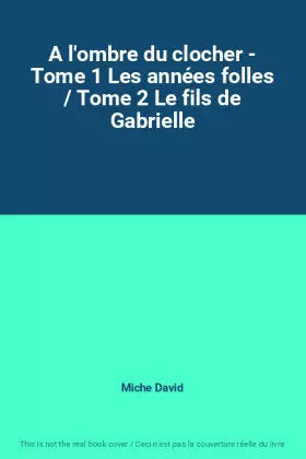 Couverture du produit · A l'ombre du clocher - Tome 1 Les années folles / Tome 2 Le fils de Gabrielle