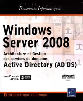 Couverture du produit · Active Directory sous Windows Server 2008