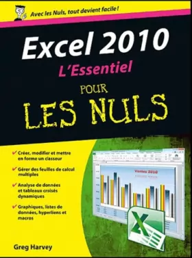 Couverture du produit · Excel 2010 L'essentiel Pour les nuls