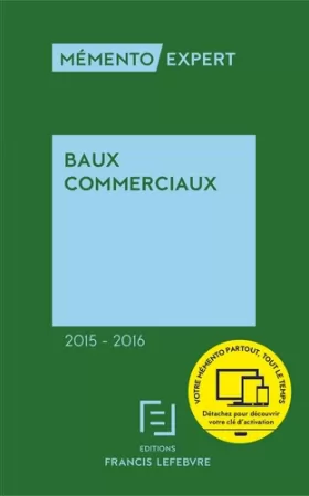 Couverture du produit · Mémento Baux commerciaux 2015-2016
