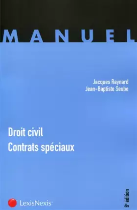 Couverture du produit · Droit civil - Contrats spéciaux