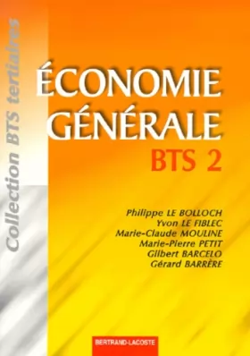 Couverture du produit · Economie générale : BTS 2e année