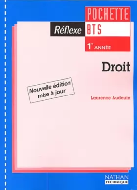 Couverture du produit · Droit BTS 1ère année (Pochette de l'élève, 1 livret) - Collection Réflexe
