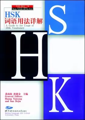 Couverture du produit · A Guide to the Usage of HSK Vocabulary