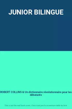 Couverture du produit · JUNIOR BILINGUE