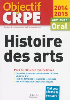Couverture du produit · CRPE en fiches : Histoire des arts