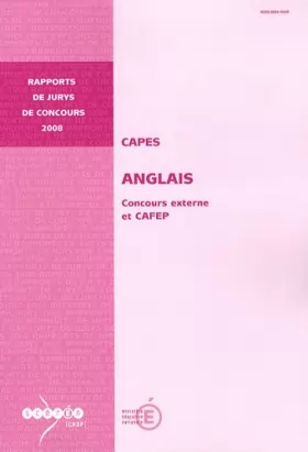 Couverture du produit · CAPES Anglais: Concours externe et CAFEP