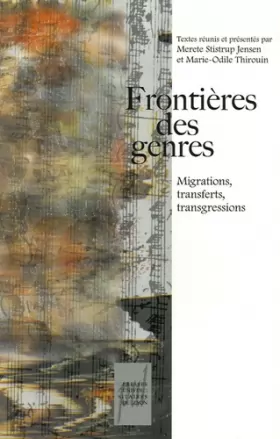 Couverture du produit · Frontières des genres: Migrations, transferts, transgressions