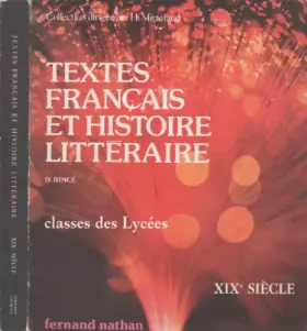 Couverture du produit · Textes français et histoire litteraire