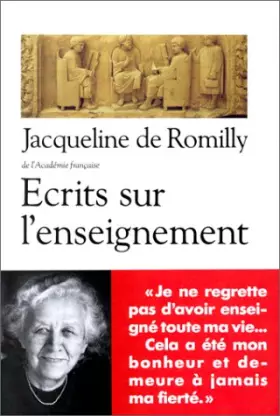 Couverture du produit · Écrits sur l'enseignement