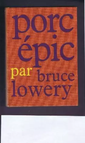 Couverture du produit · Porc epic