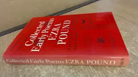 Couverture du produit · Pound: Collected Early Poems