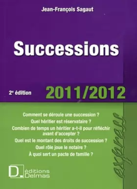 Couverture du produit · Successions 2011/2012 - 2e éd.: Delmas Express
