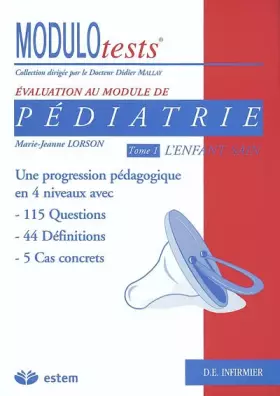 Couverture du produit · Pédiatrie : Tome 1, L'enfant sain