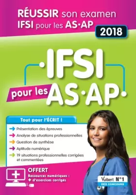 Couverture du produit · Intégral IFSI pour les AS-AP Concours 2018